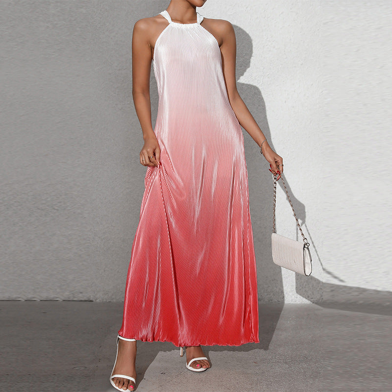 Dame Maxikjole med elegant omslag design og raffineret drapering Stilla