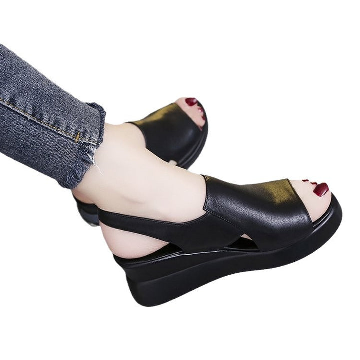 Dame Slingback Platform Sandaler Stilla