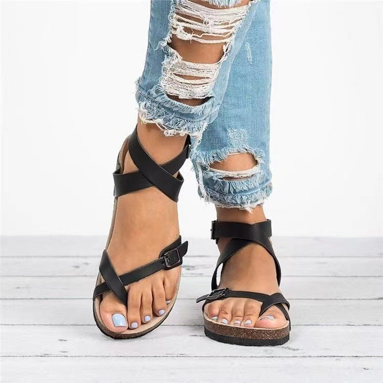 Dame Komfort-sandaler med justerbart remdesign og anatomisk fodseng Stilla
