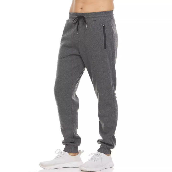 Herre sporty joggingbukser med praktiske lommer og elastisk talje Skovae