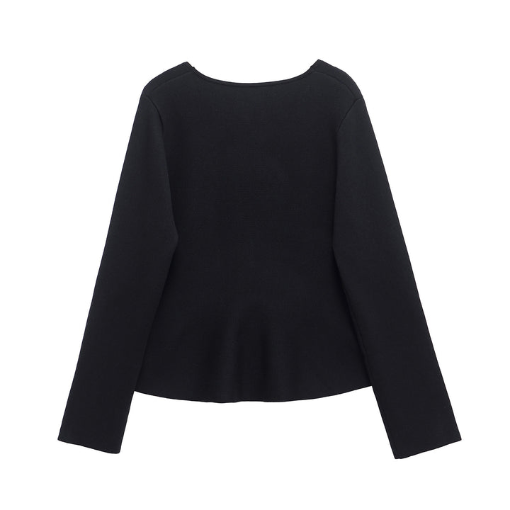 Femme Skåret Peplum Cardigan Stilla