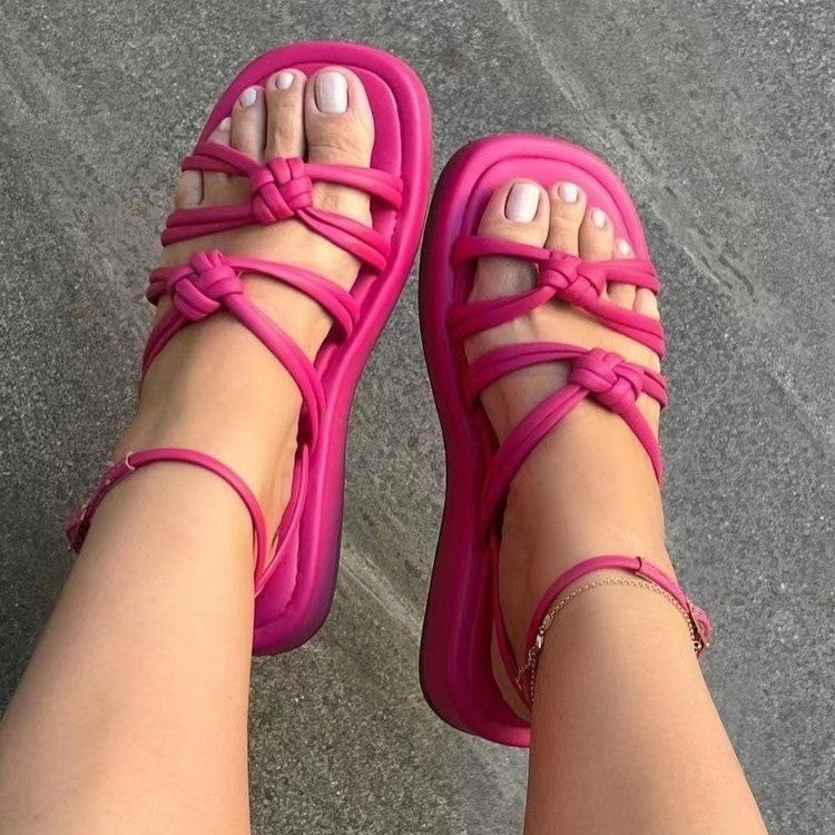 Dame Sporty Sandaler med fleksibelt Remsystem Stilla