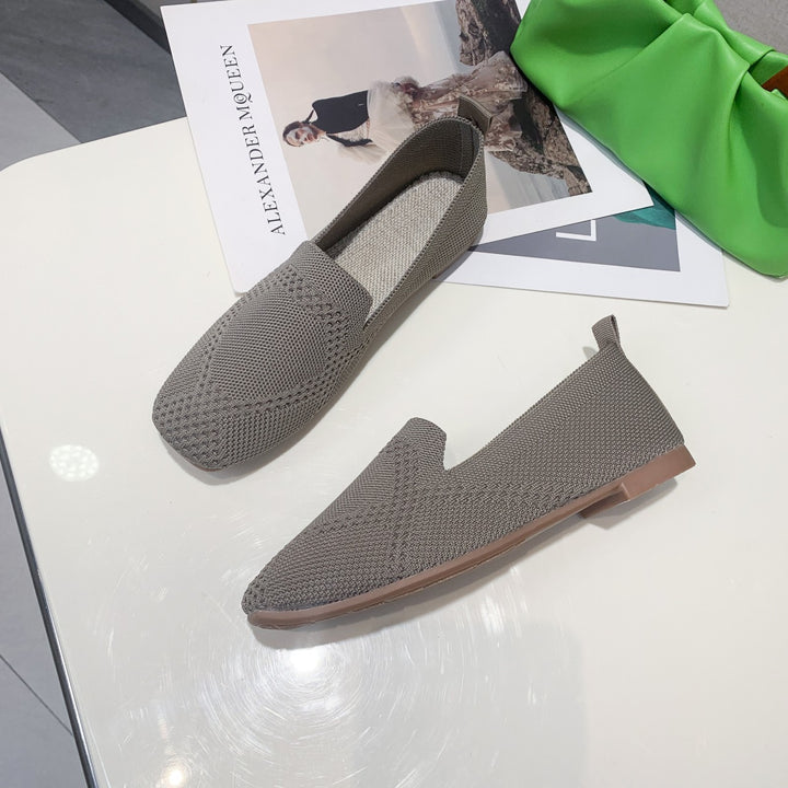 Dame Behagelige Slip-On Sko med åndbart Overmateriale og skridsikker Såle Stilla