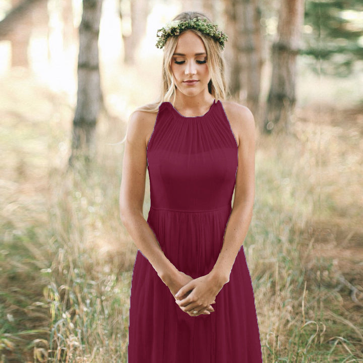 Elegant chiffon brudekjole til damer Stilla