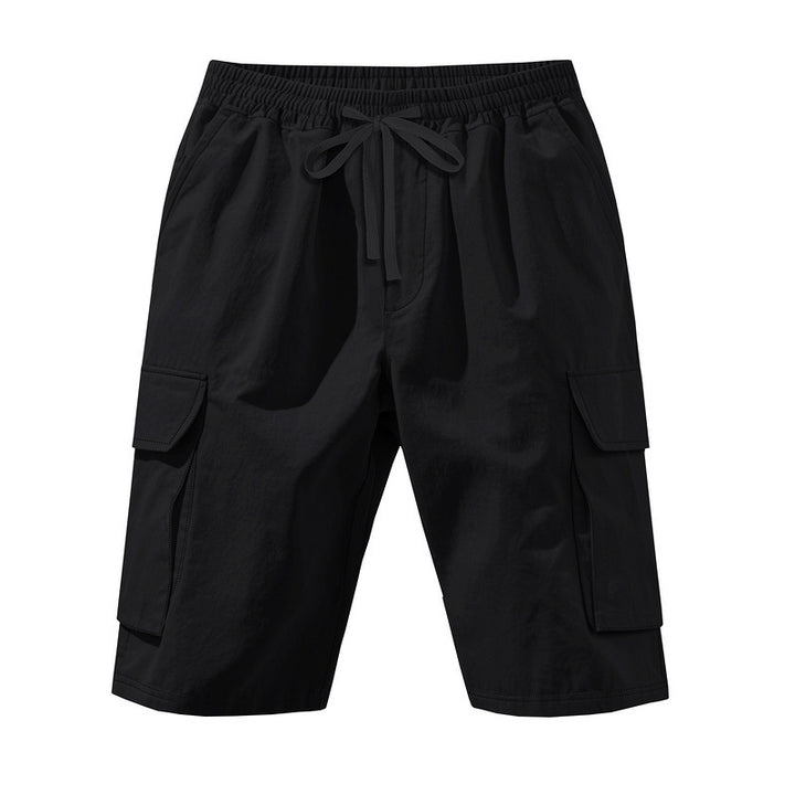 Dame Cargo Shorts med sidelommer og elastisk talje Stilla