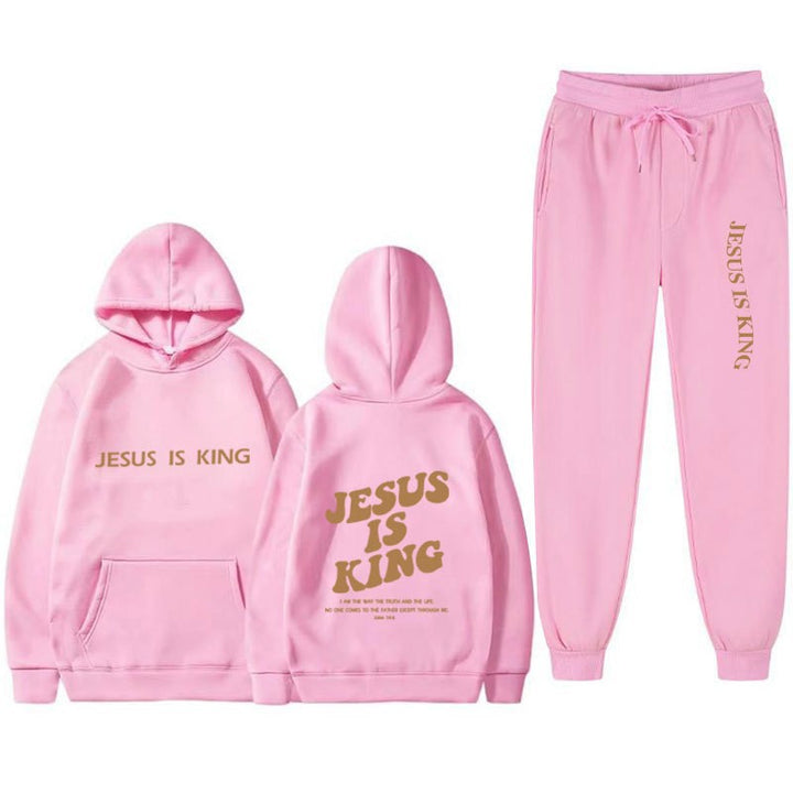 Dame Sweatshirt og Joggingbukser Sæt Skovae