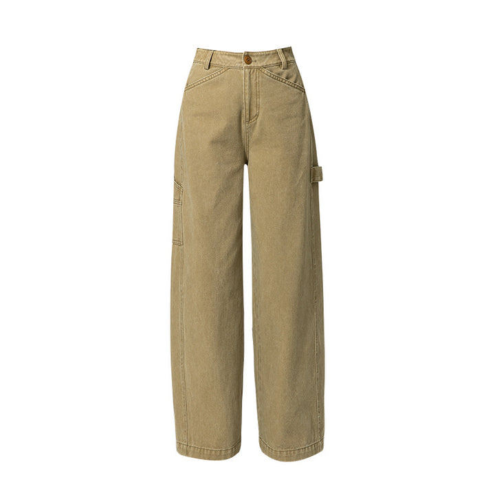Dame Cargo-jeans med rummelig pasform og praktiske lommer Stilla
