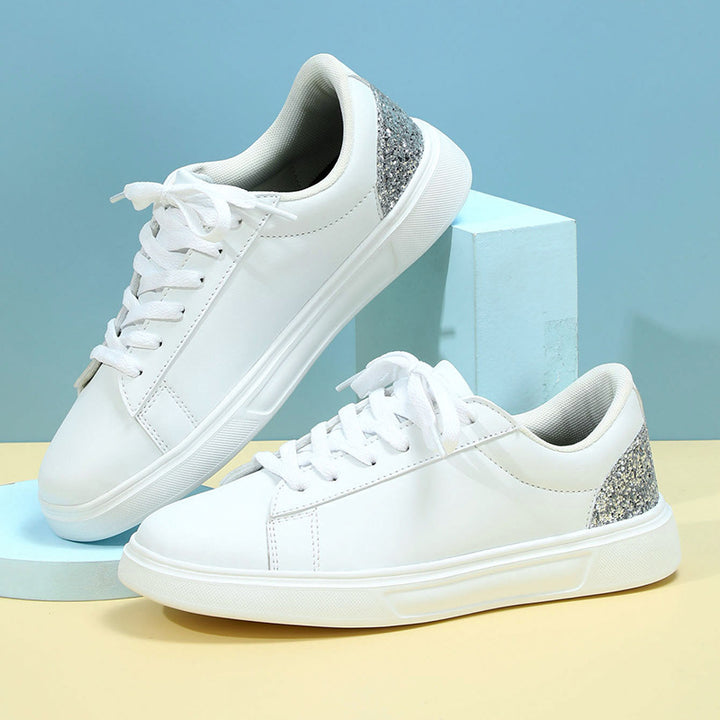 Damer elegante sneakers med glitrende aksent Stilla