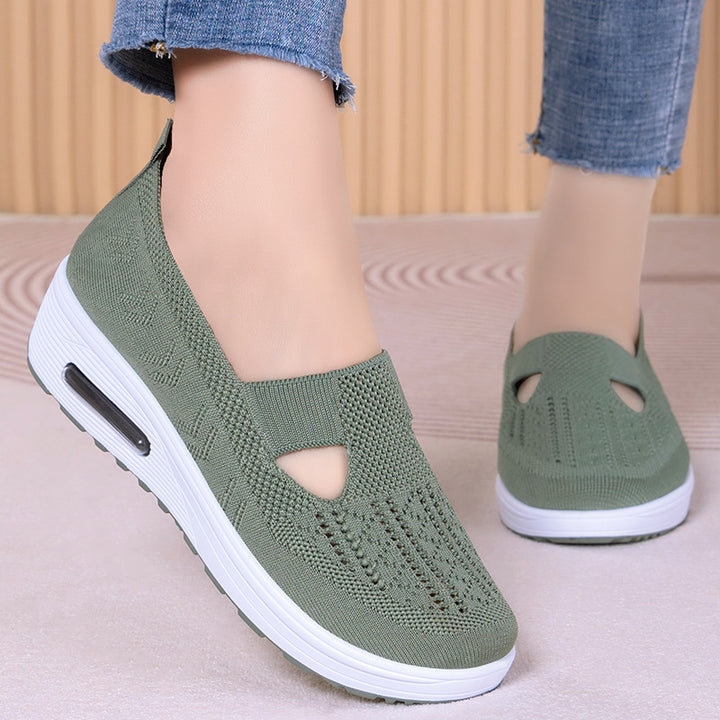 Dame Luftige og komfortable Slip-On Sneakers Stilla