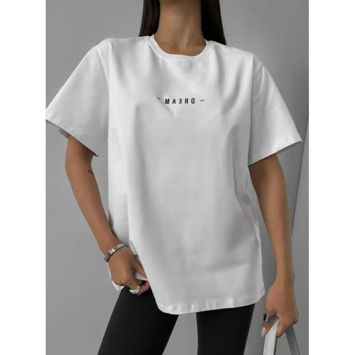 Dame T-shirt med kreativt flydesign og afslappet pasform Stilla