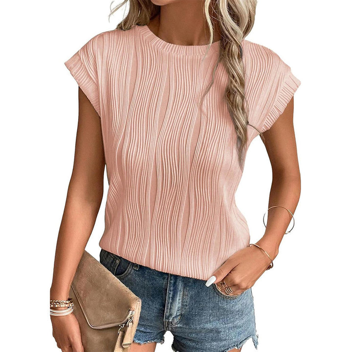 Damer Plissé T-Shirt Stilla