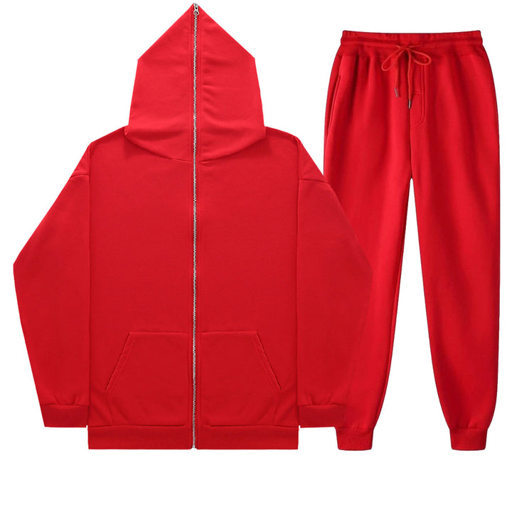 Kvinders afslappede sæt med afslappet zip-hoodie og komfortable joggingbukser Skovae