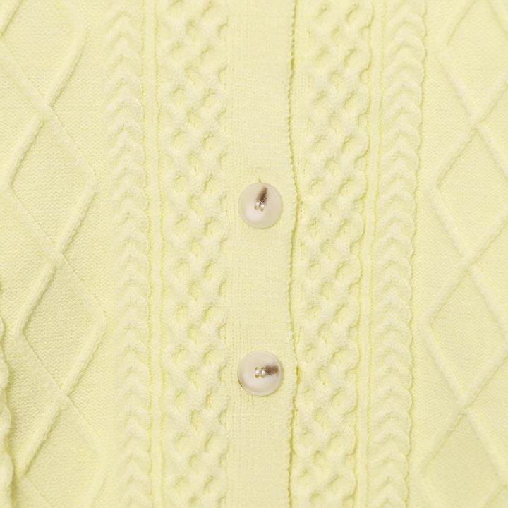 Dame Grovstrik Cardigan Stilla