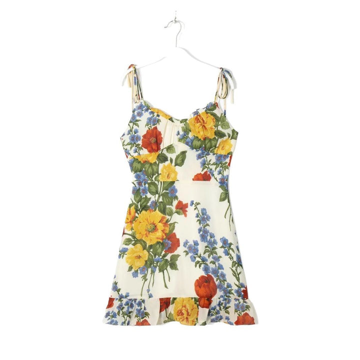 Dame blomsterdesign sommerkjole Stilla