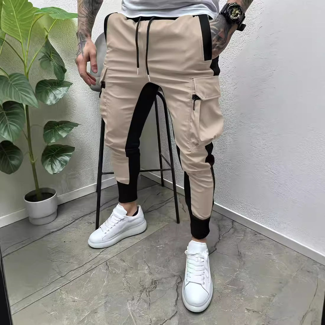 Herrer moderne Cargo Joggingbukser Stilla