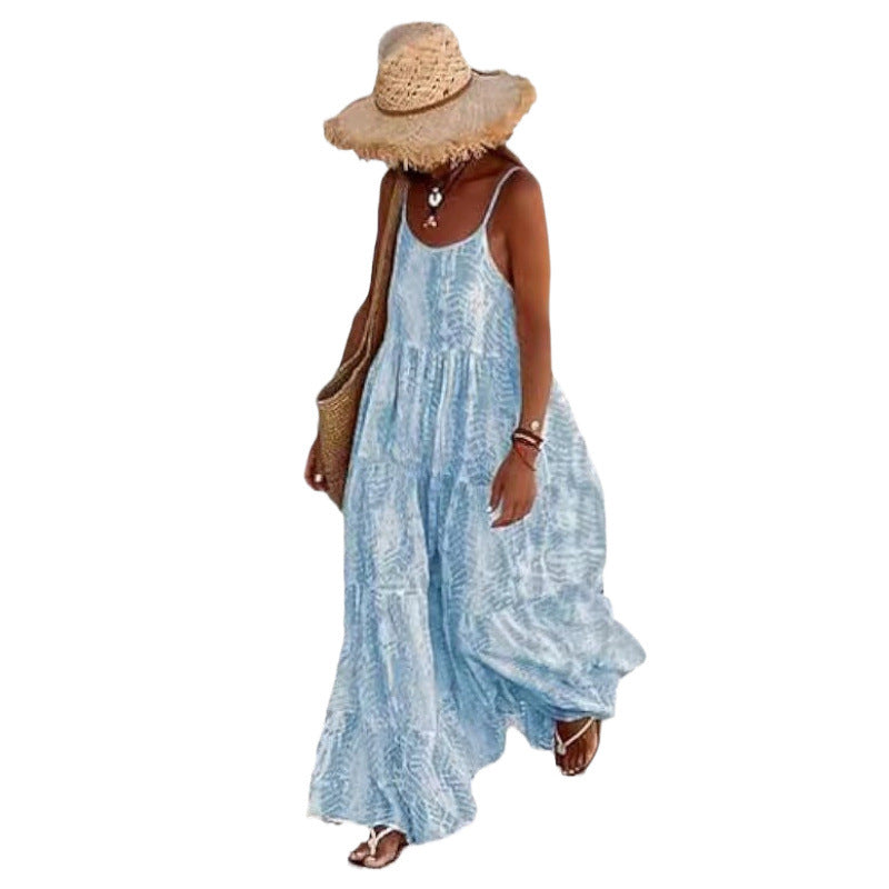 Dame Bohemian Trin Maxi Kjole Stilla