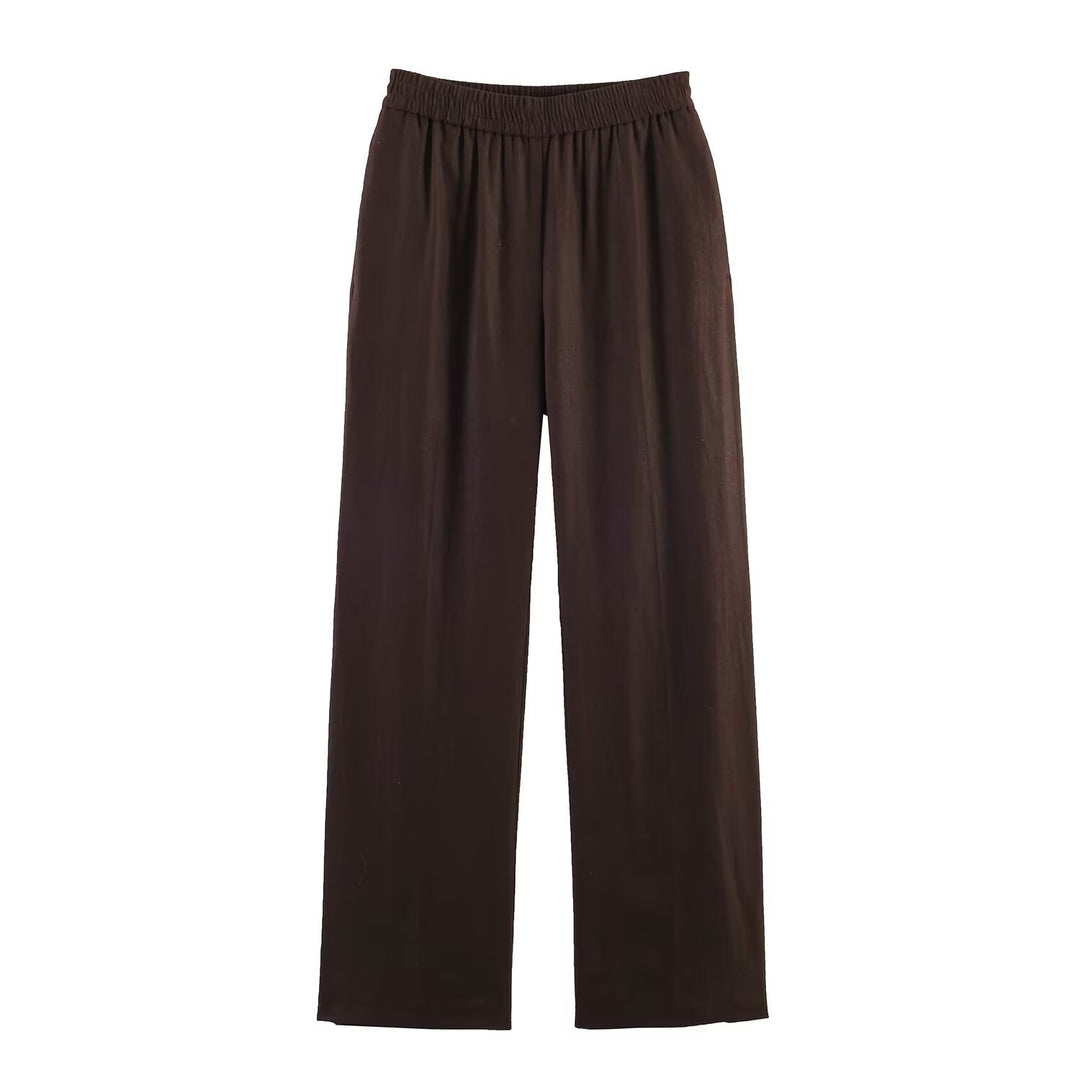 Dame elegant løs Culotte med elastisk talje Skovae