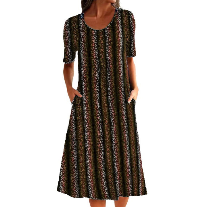 Dame Fritid Blomsterkjole Maxi Stilla