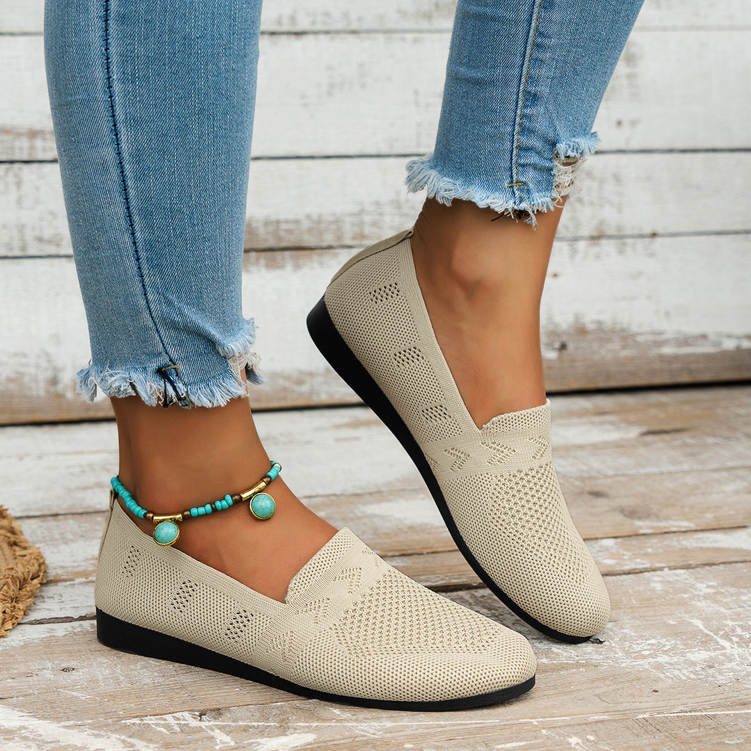 Dame åndbare Slip-On Sneakers Stilla