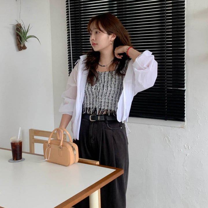 Kvinder Casual Crop Top Stilla