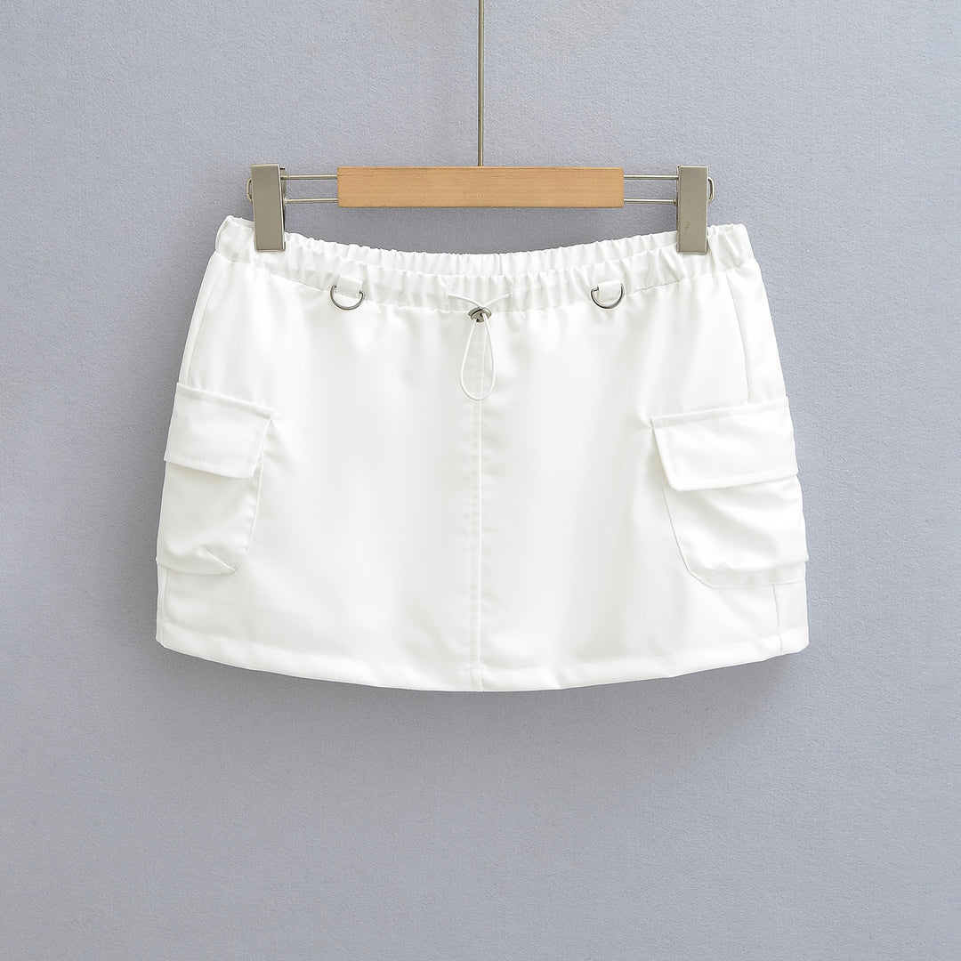 Dame Cargo-shorts med elastisk talje og praktiske sidelommer Stilla