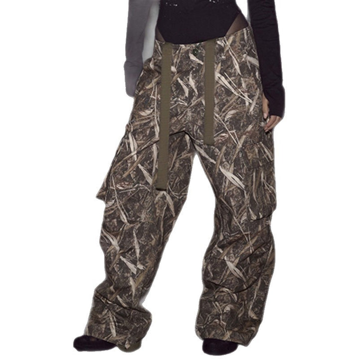 Dame Cargo-bukser med alsidigt camouflage-design og praktiske lommer Skovae