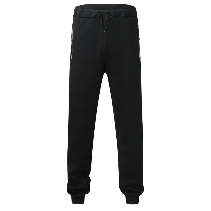 Herre Sporty Joggingbukser med sidelommer med lynlås Stilla