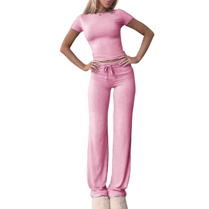 Stilla | Sporty-Set Casual Top Lange Bukser Sæt