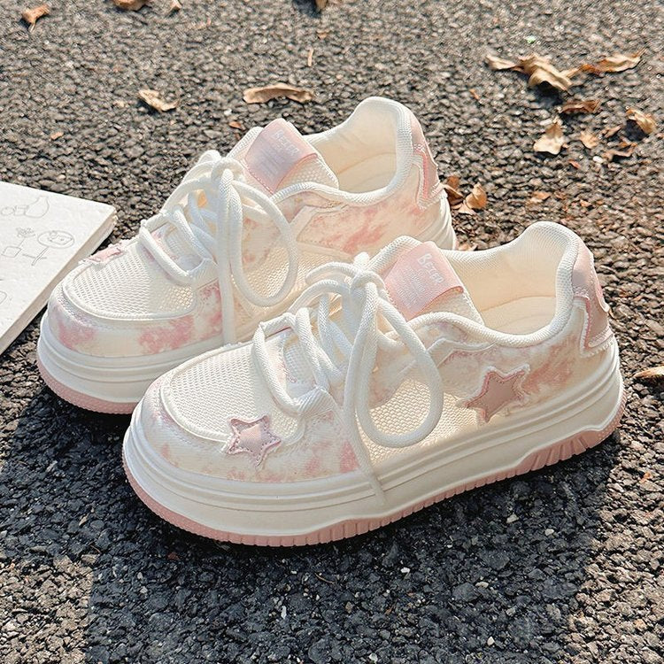 Dame Sporty Sneakers med stilfuldt blomstermønster Stilla