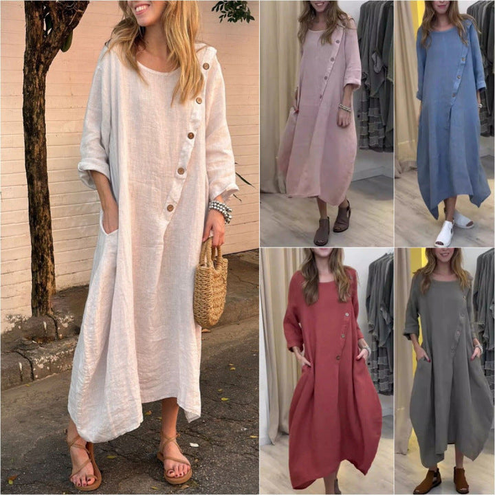Stilla | Overalls med rund hals og lange ærmer