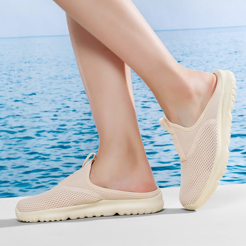 Dame åndbare Slip-On Aqua Sneakers Stilla