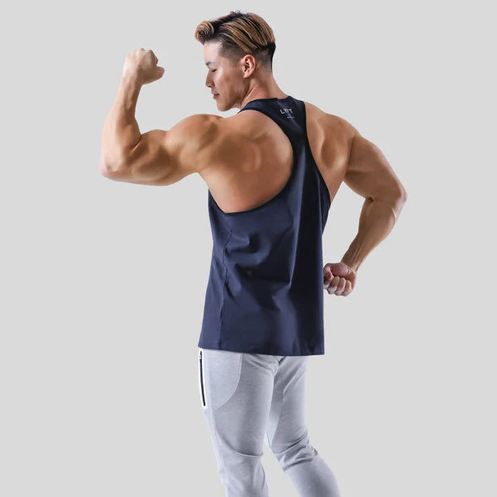 Herrer Fitness Tanktop med Racerback og åndbare egenskaber Stilla