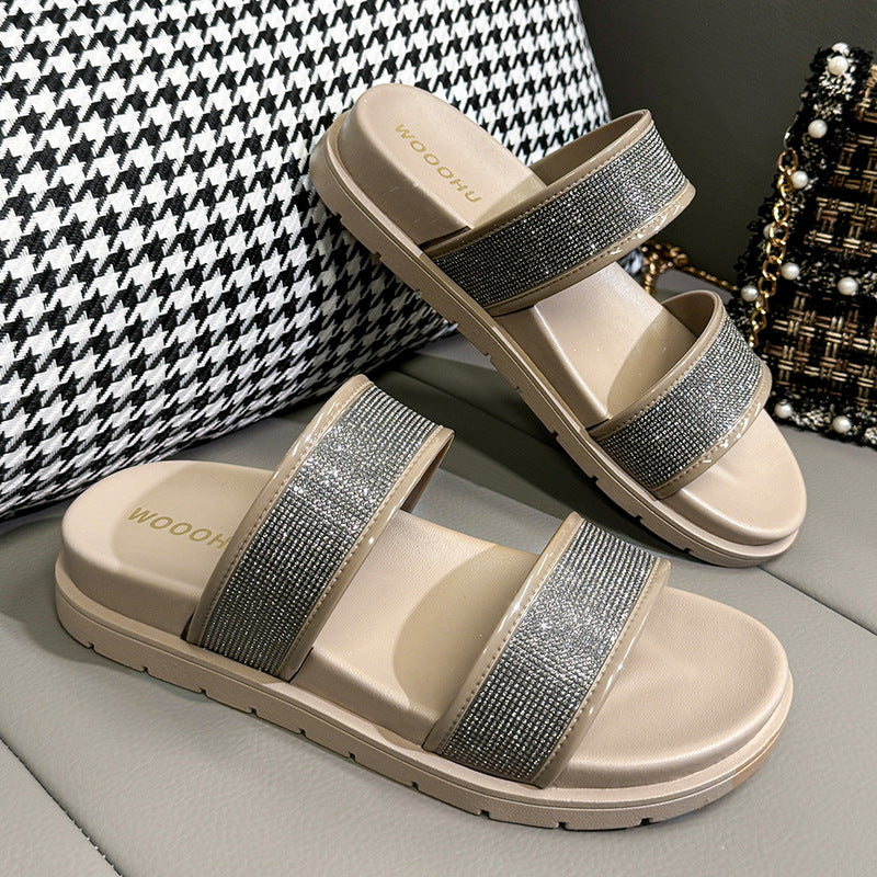 Dame Komfortable og elegante Sandaler med glitrende udsmykninger Stilla