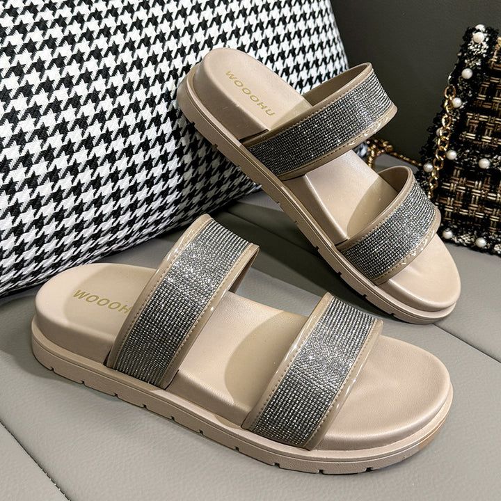 Dame Komfortable og elegante Sandaler med glitrende udsmykninger Stilla