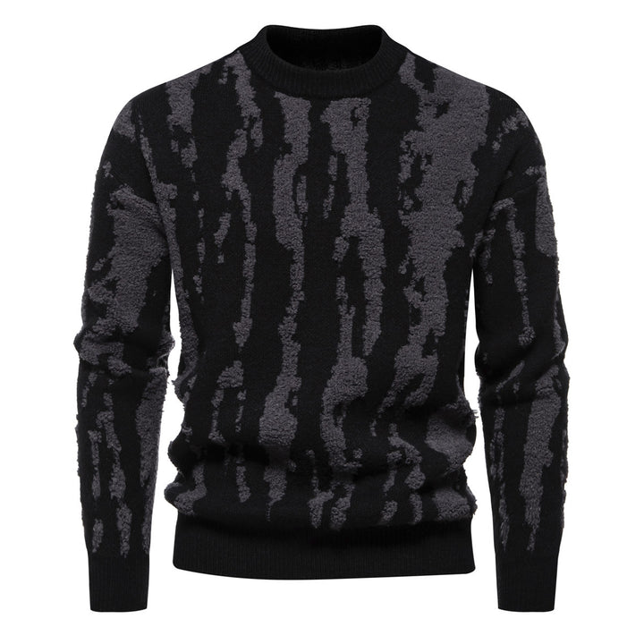 Herre Kunstnerisk Tekstureret Pullover Sweater Stilla
