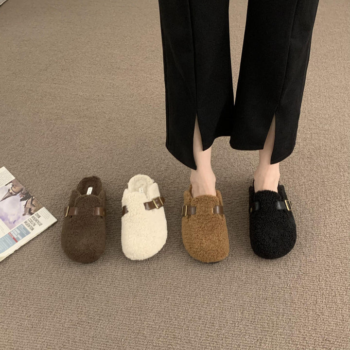 Dame Behagelige Fleeceforede Slippers Mules Stilla