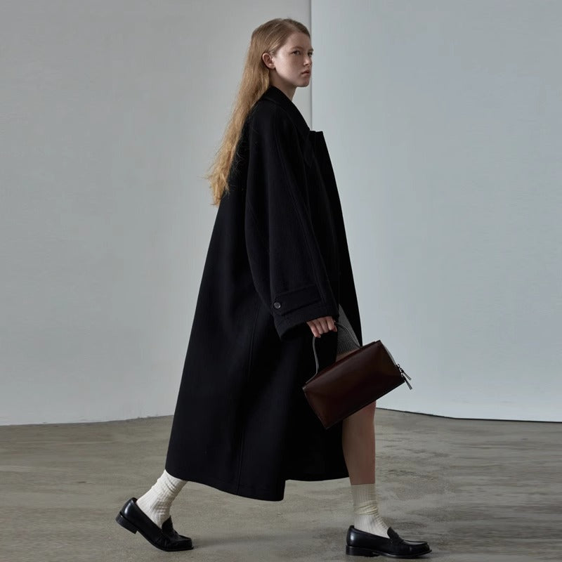 Kvinders oversized uldfrakke Stilla