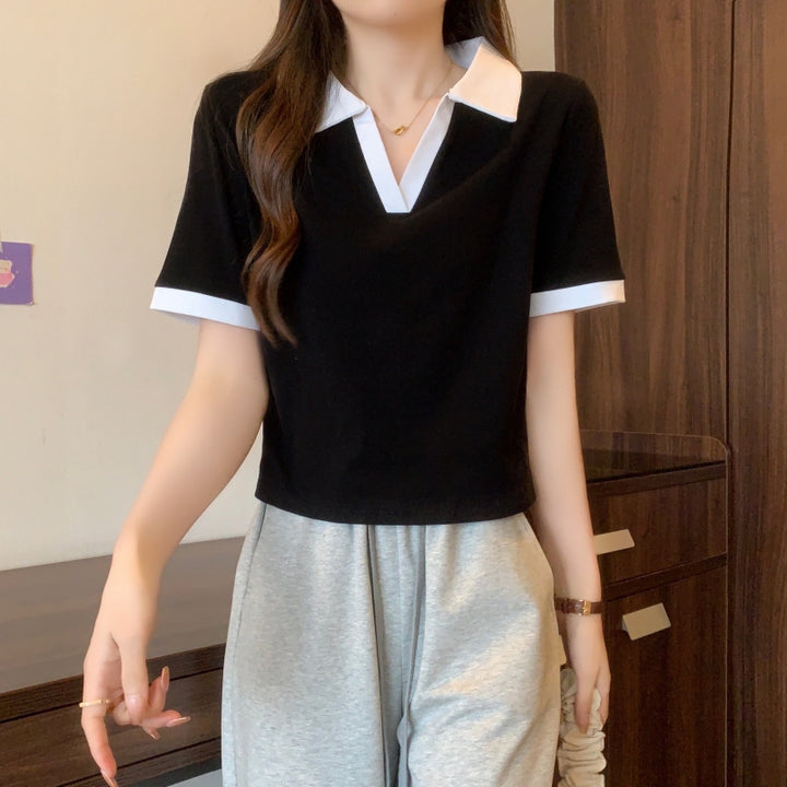 Femme Polo-stil kortærmet top Stilla