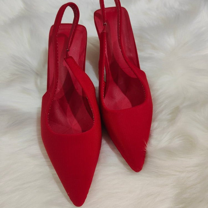 Dame Slingback Pumps med elegant spids design og komfortabel indersål Stilla
