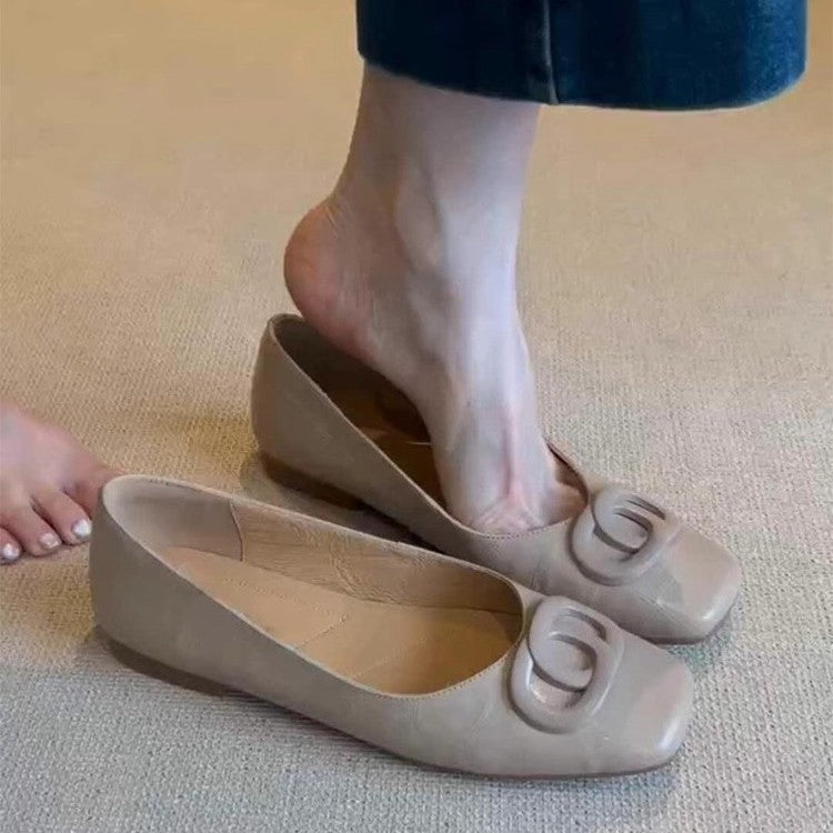 Dame klassiske Komfort Slip-On kileflade med dekorativ akcent Stilla