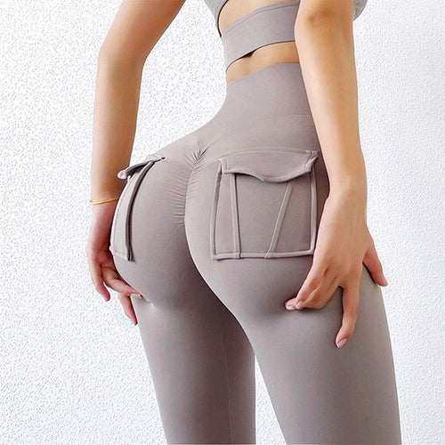 Dame Sculpting leggings med høj talje og praktiske lommer Stilla