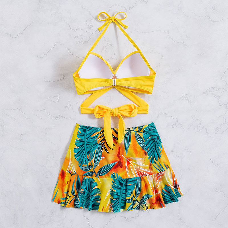 Dame designer-bikini med legesyg kjole Skovae