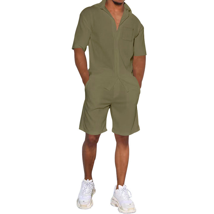 Herren moderigtige overall med praktiske lommer og sporty flair Stilla