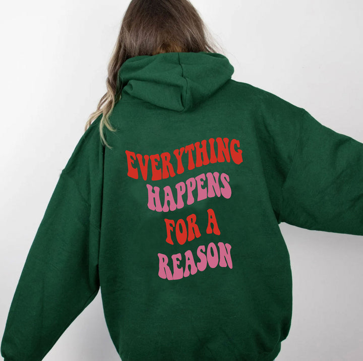 Kvinders hoodie med et unikt motiverende slogan og en komfortabel pasform Skovae