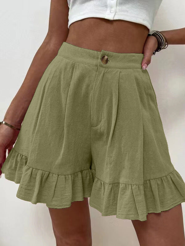 Dame Svingende Volangkant Shorts Stilla