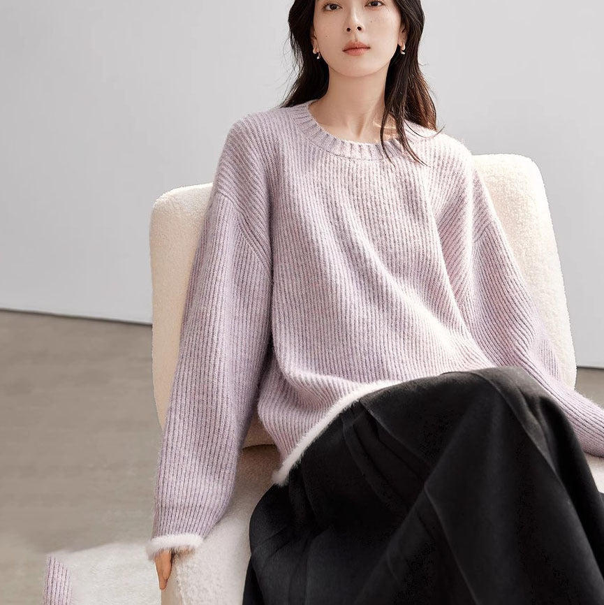 Femme Blød Struktureret Pullover Stilla