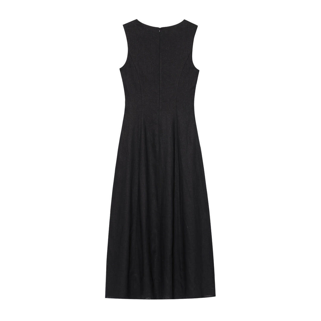 Femme Knopf-Up Midi Kjole Stilla