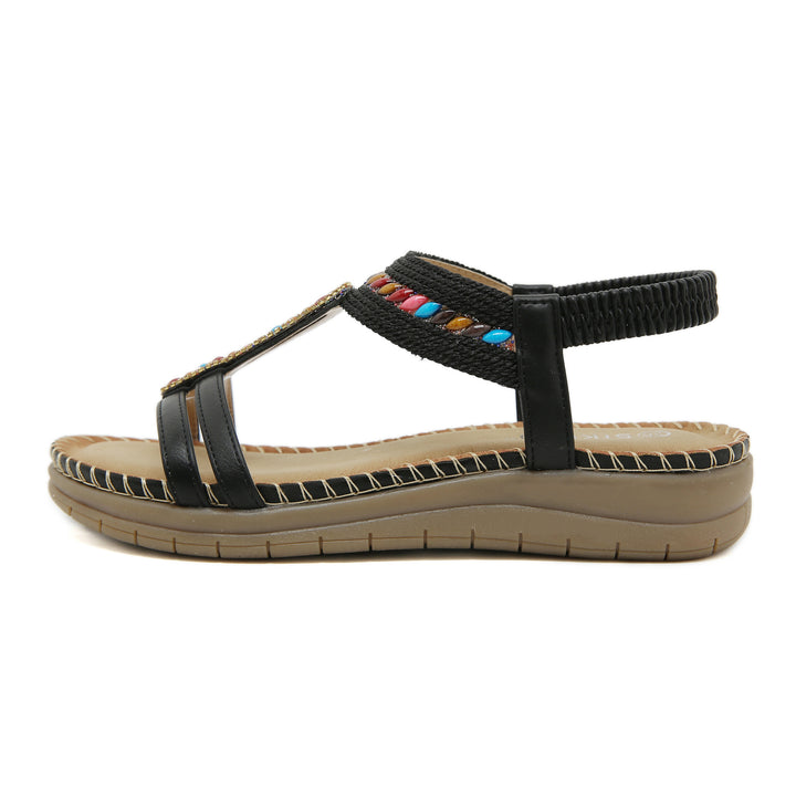 Dame Sommerlige Sandaler med dekorerede remme Stilla
