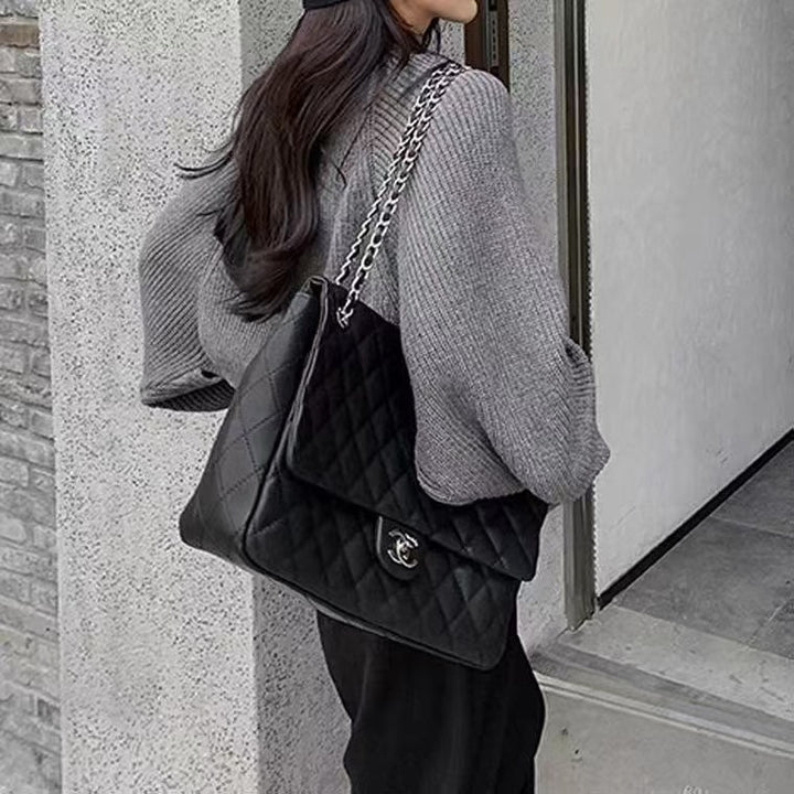 Dame Elegant Lag-Maxi-Kjole med stilfuld Strik-Bolero Stilla