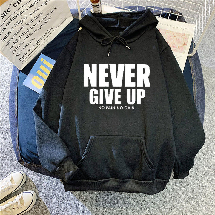 Kvindernes hoodie med motiverende skrifttype Skovae 1772613019